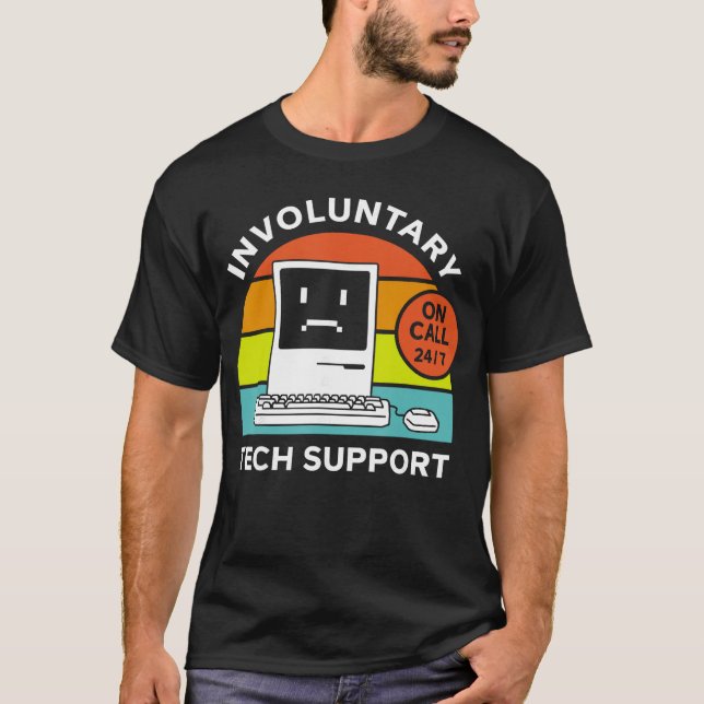 Involuntaryech Support funny T-Shirt (Front)