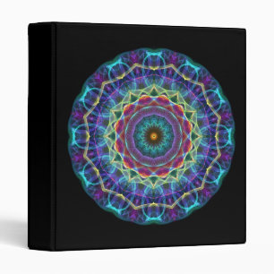 Inward Flower kaleidoscope Binder