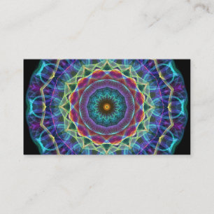 Inward Flower kaleidoscope Business Card