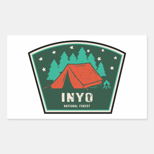 Inyo National Forest Camping Sticker (Front)
