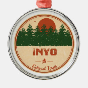 Inyo National Forest Metal Ornament