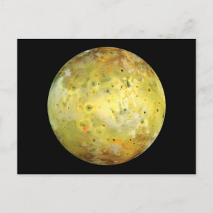Io (Moon of Jupiter) Postcard