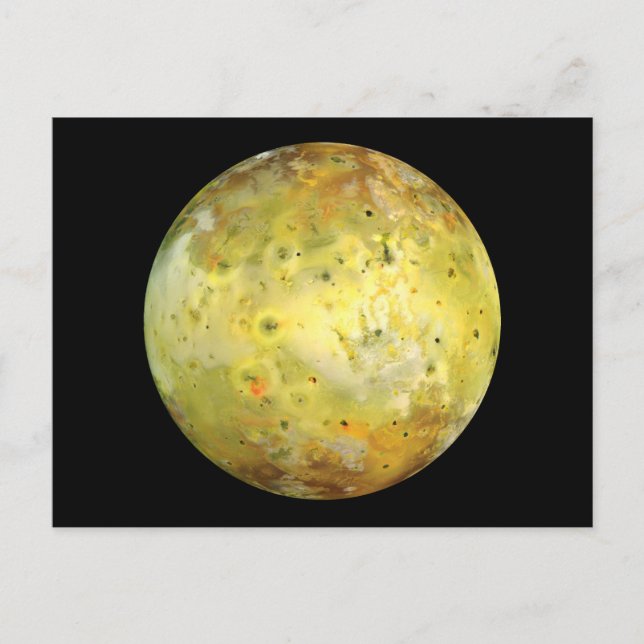 Io (Moon of Jupiter) Postcard (Front)