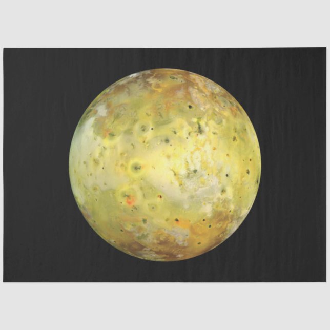 Io (Moon of Jupiter) Tissue Paper (Front)
