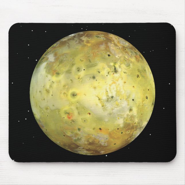 Io Volcanic  Moon of Jupiter Mouse Pad (Front)