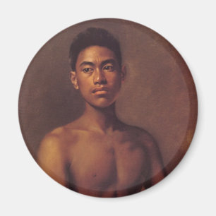 'Iokepa, Hawaiian Fisher Boy' - Magnet