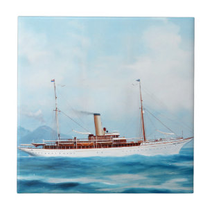 Iolanda Steam Yacht 1909 Tile