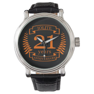 Iolite Gemstone wedding anniversary 21 years Watch