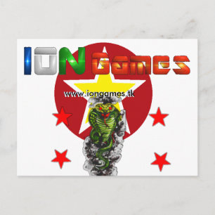 Ion Games Postcard