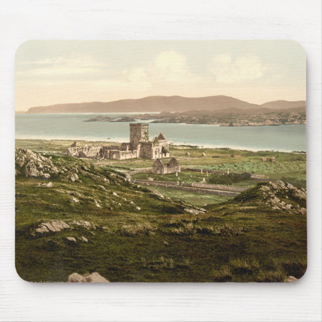 Iona Abbey, Argyll and Bute, Scotland Mouse Pad (Front)