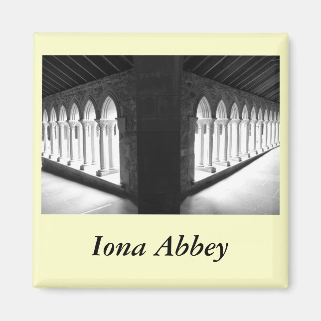 Iona Abbey Magnet (Front)