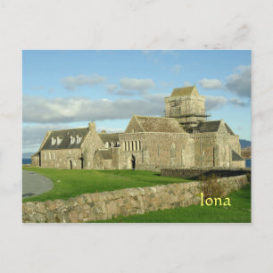 Iona Abbey Scotland Postcard