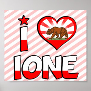 Ione, CA Poster