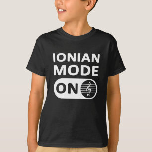 Ionian Music Mode On - kids' T-Shirt
