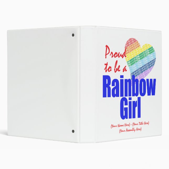IORG - Proud to be a Rainbow Girl Binder (Background)