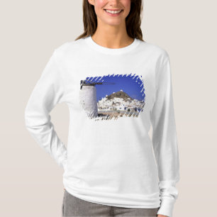 Ios, Greece. The beautful and crisp, white and T-Shirt