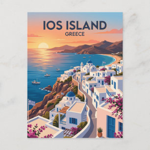Ios Island Greece Postcard