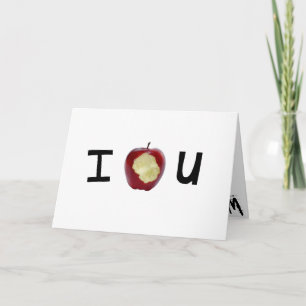 IOU Greeting card