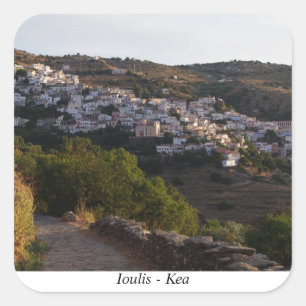 Ioulis – Kea Square Sticker