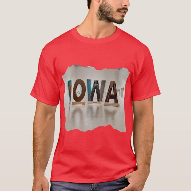 IOWA 24 2 Oversized T-Shirt (Front)