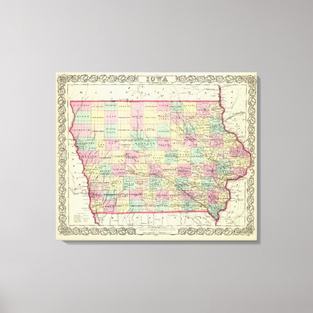Iowa 2 canvas print (Front)