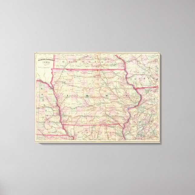 Iowa 2 canvas print (Front)