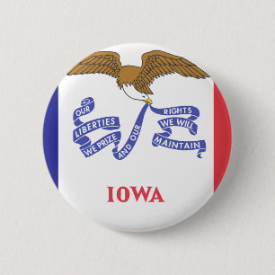 IOWA 2 INCH ROUND BUTTON