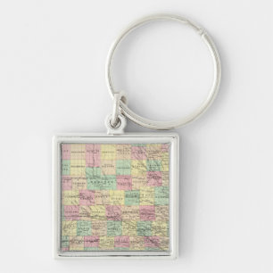 Iowa 3 keychain