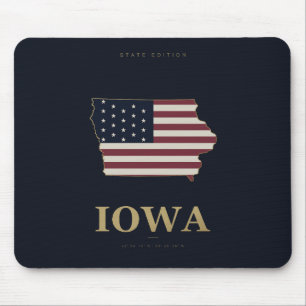 Iowa American Silhouette Mouse Pad
