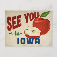 Iowa Apple - Vintage Travel