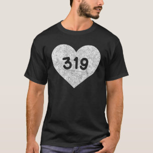 Iowa Area Code 319 Hear State Gift T-Shirt