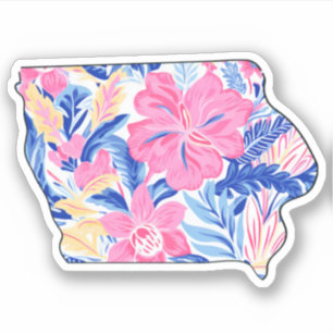 Iowa - Autocollant d'été - Inspiré Lilly
