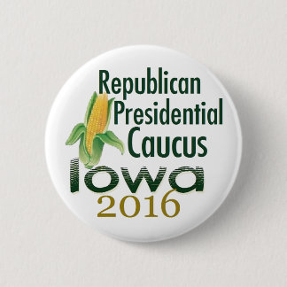 IOWA CAUCUS 2016 2 INCH ROUND BUTTON