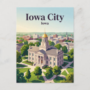 Iowa City, Iowa Postcard