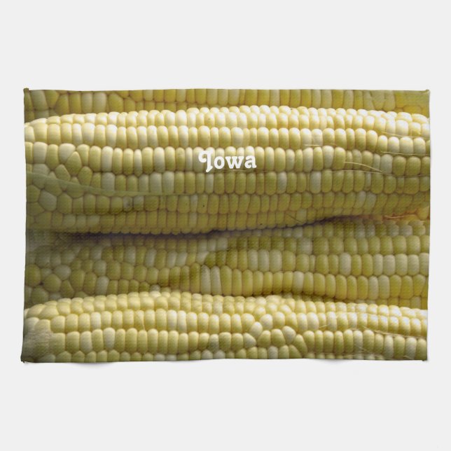 Iowa Corn on the Cob Kitchen Towel (Horizontal)