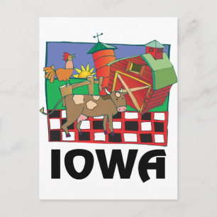 Iowa Farm Postcard