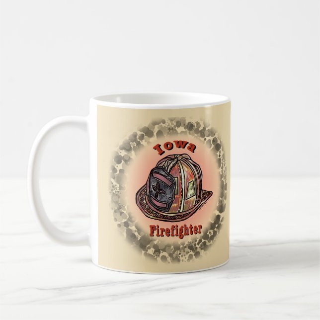 Iowa Firefighter  mug  (Left)