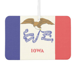 IOWA Flag - Air Freshener