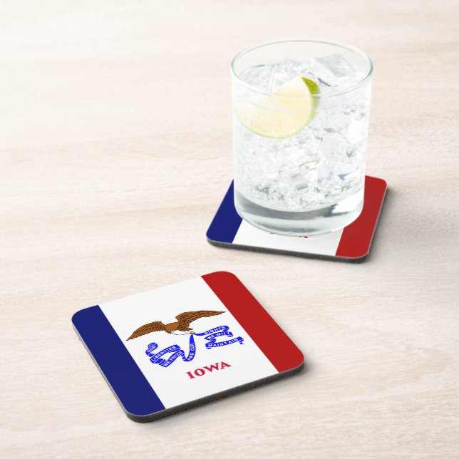 Iowa flag coaster (Right Side)