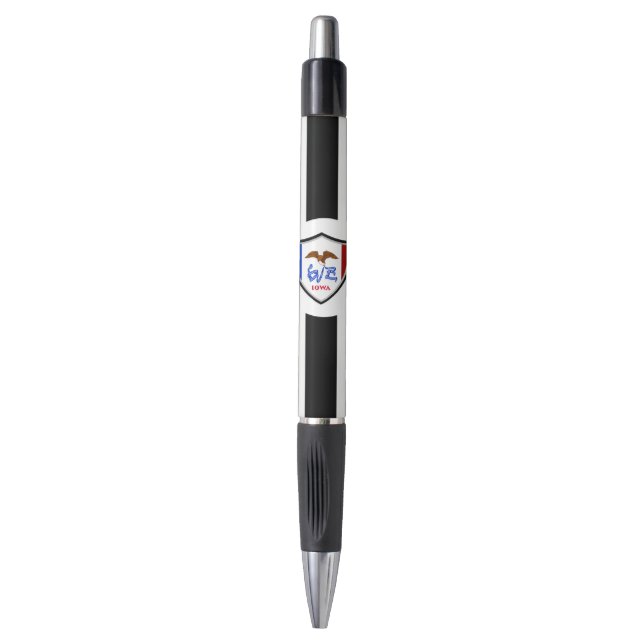 Iowa flag pen (Front Vertical)