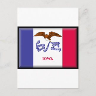 Iowa Flag Postcard