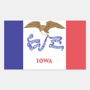 IOWA Flag - Sticker