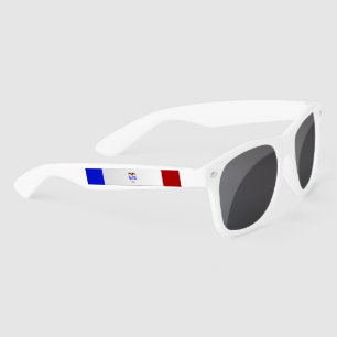 Iowa flag sunglasses