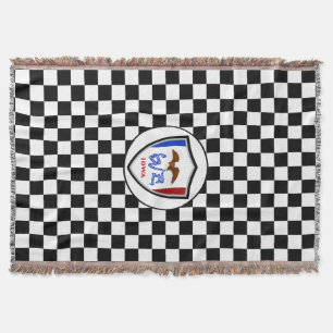 Iowa flag throw blanket