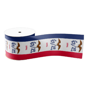 Iowa Grosgrain Ribbon