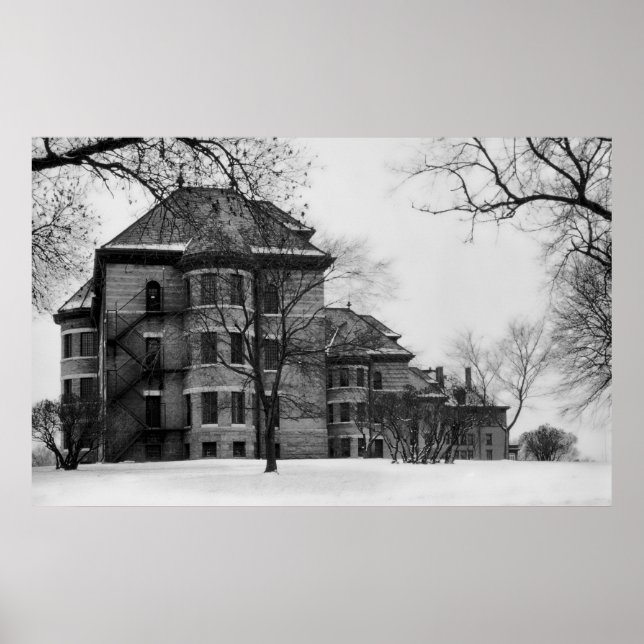 IOWA HOSPITAL FOR THE INSANE POSTER (Front)