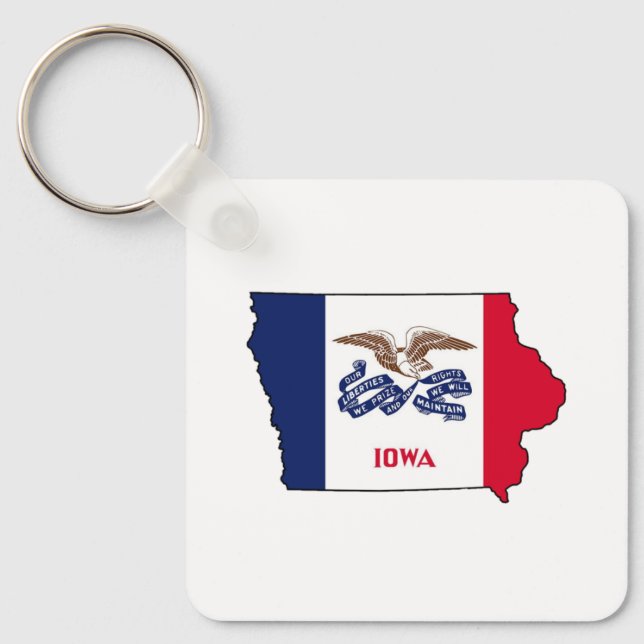 Iowa Keychain (Front)