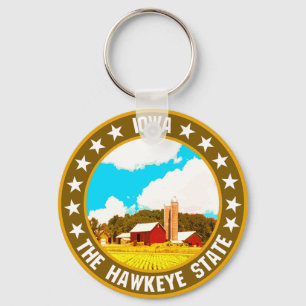 Iowa keychain
