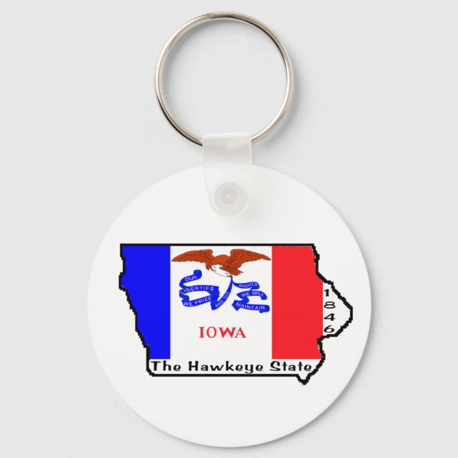 Iowa Keychain (Front)