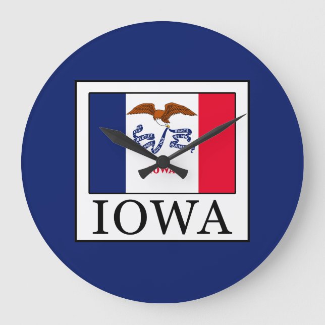 Iowa Large Clock (Front)